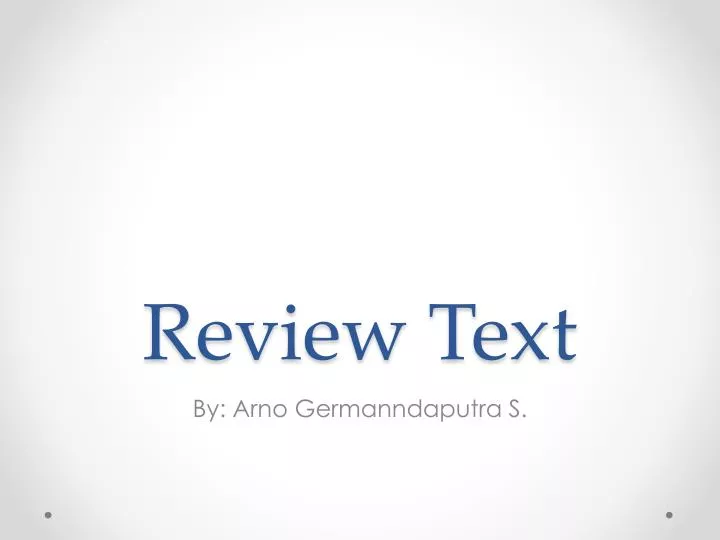 review text