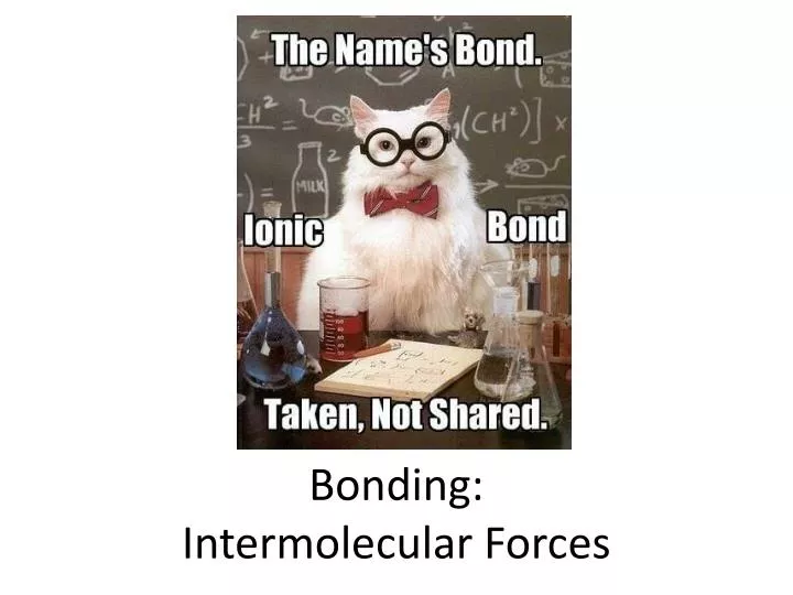 bonding intermolecular forces