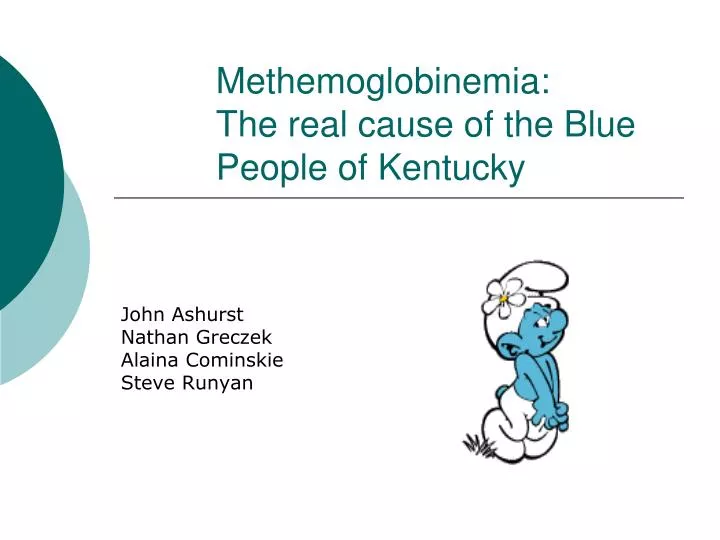 methemoglobinemia the real cause of the blue people of kentucky