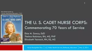 Nurse Recognition Day | U.S . Public Health Service, Bethesda, Maryland | May 5, 2014