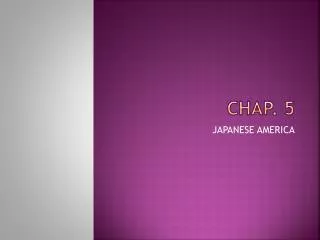 CHAP. 5