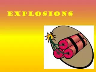 Explosions