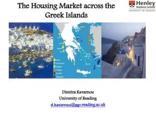 The Housing Market across the Greek Islands