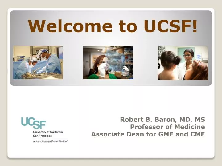 welcome to ucsf
