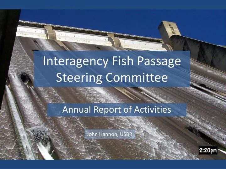 interagency fish passage steering committee