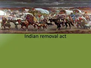 Indian removal act