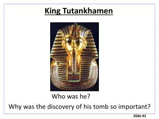 King Tutankhamen