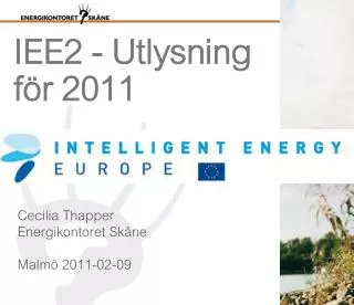 iee2 utlysning f r 2011
