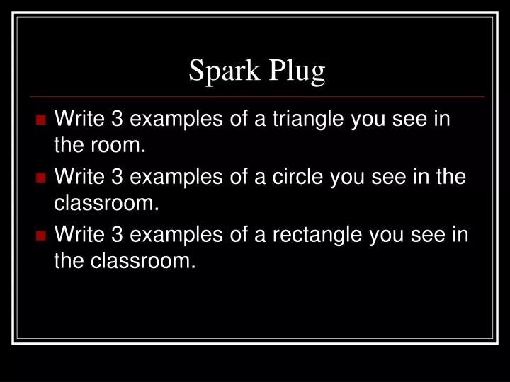 spark plug