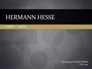 hermann hesse