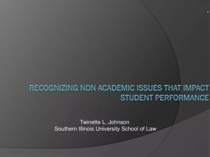 twinette l johnson southern illinois university school of law