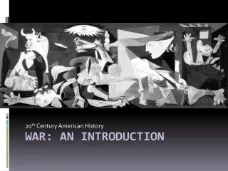 War: An Introduction