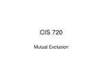 CIS 720