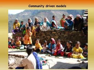 Community driven models