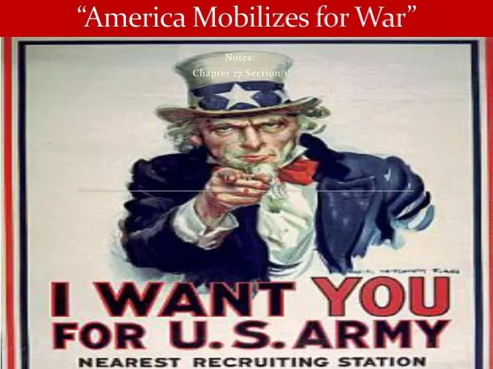 america mobilizes for war