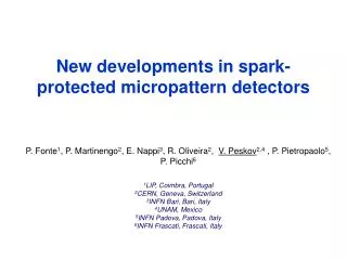 New developments in spark-protected micropattern detectors