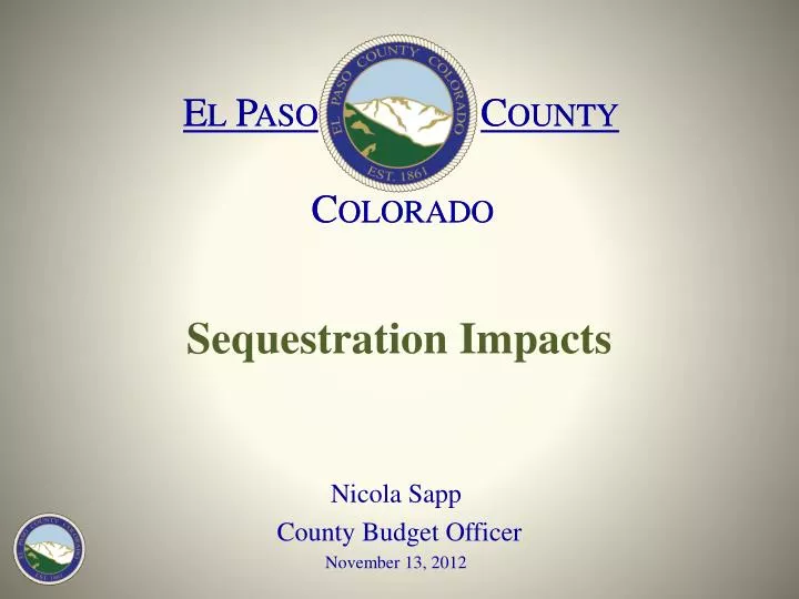 sequestration impacts