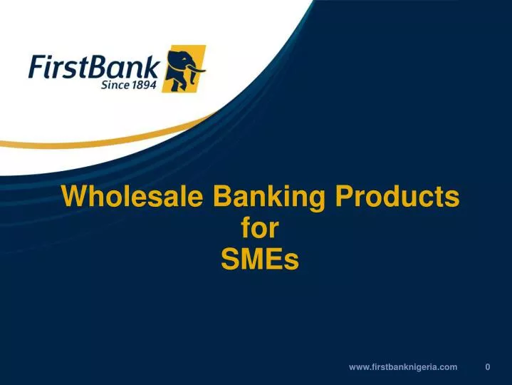 wholesale banking products for smes