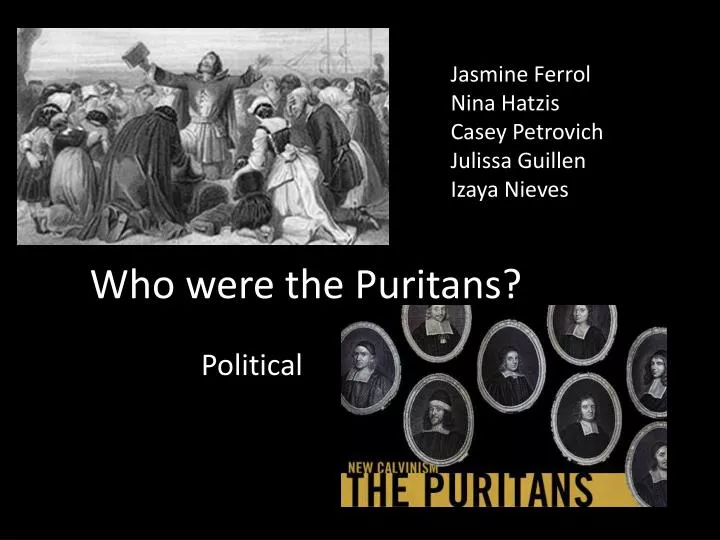 who were the puritans