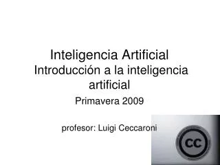 inteligencia artificial introducci n a la inteligencia artificial