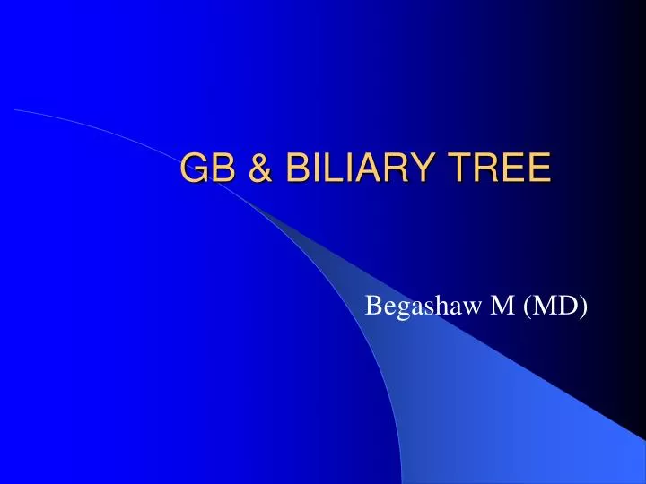 gb biliary tree