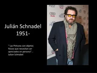 juli n schnadel 1951
