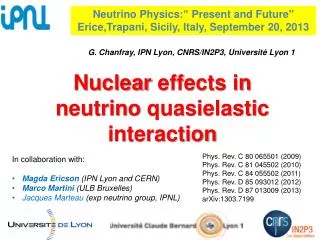 Nuclear effects in neutrino quasielastic interaction