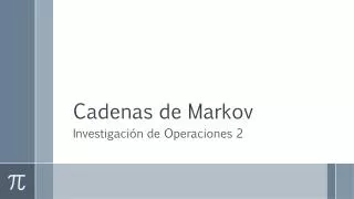 cadenas de markov