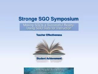 Stronge SGO Symposium