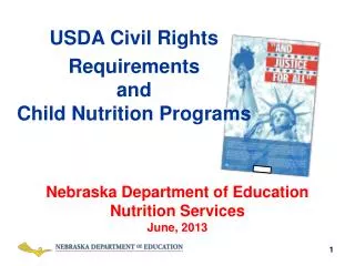 USDA Civil Rights Requirements and Child Nutrition Programs