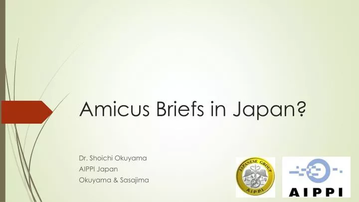 amicus briefs in japan