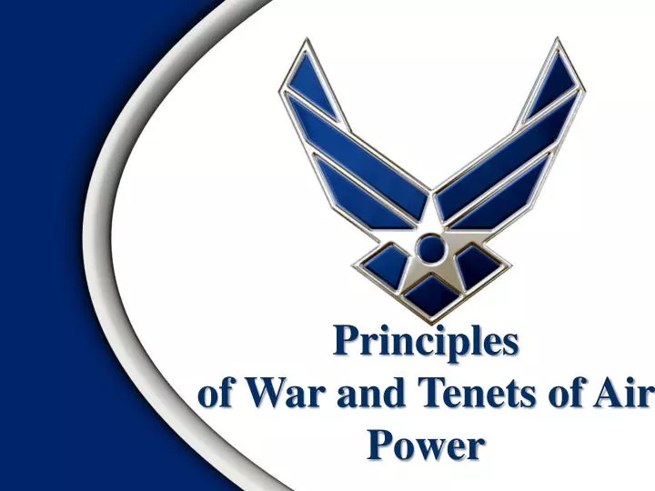 principles of war and tenets of air power