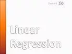 Linear Regression - slide 1