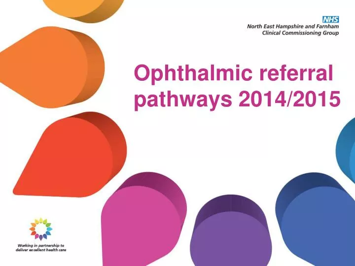 ophthalmic referral pathways 2014 2015