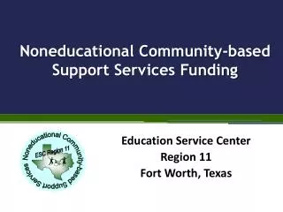 Noneducational Community-based Support Services Funding