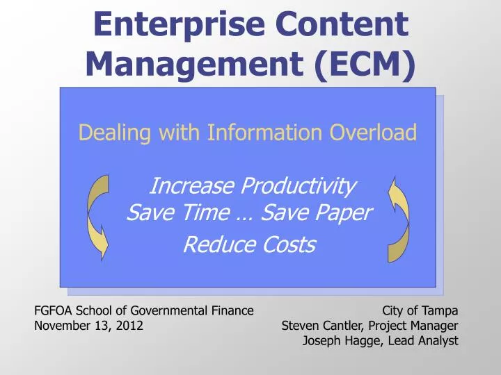 enterprise content management ecm