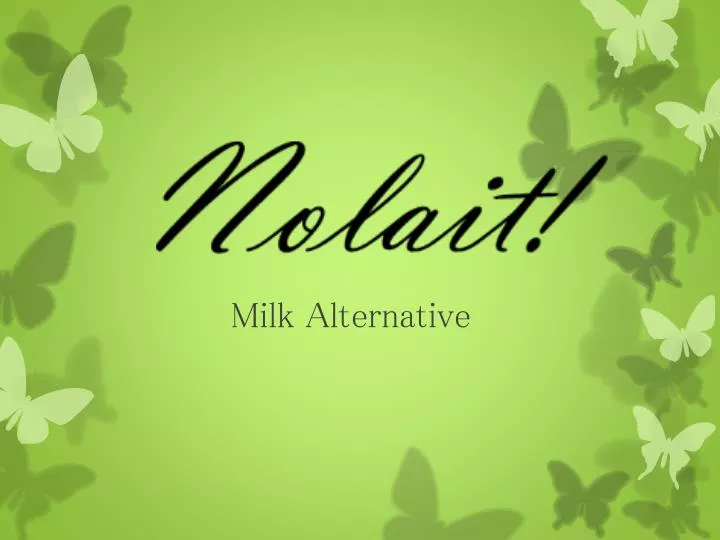 milk alternative