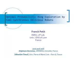 Optimal Probabilistic Ring Exploration by Semi-Synchronous Oblivious Robots