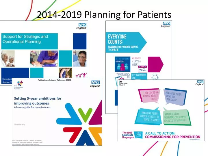 2014 2019 planning for patients