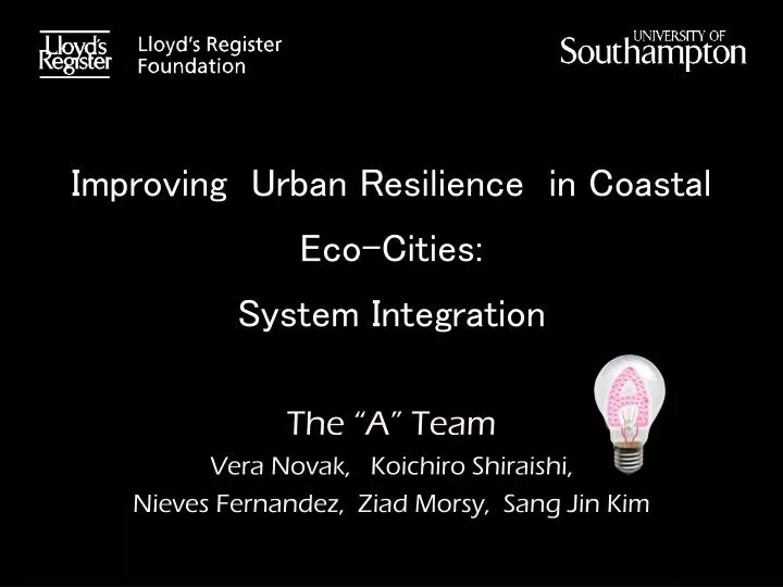 improving urban resilience in coastal eco cities system integration