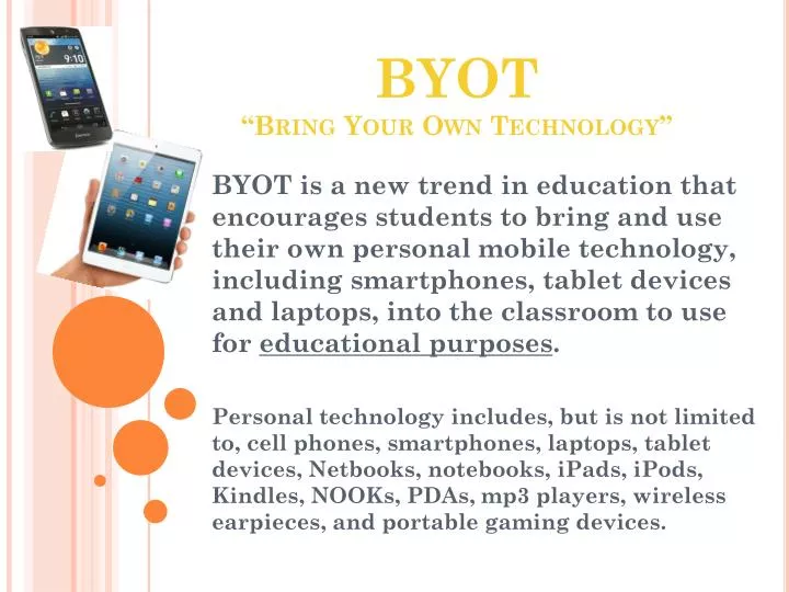 byot bring your own technology