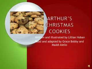 Arthur’s Christmas cookies