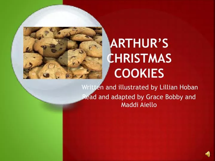 arthur s christmas cookies