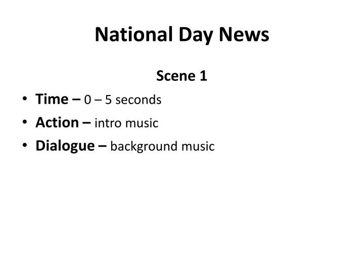 national day news