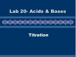 Titration - slide 1