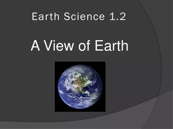 earth science 1 2