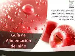 gu a de alimentaci n del ni o