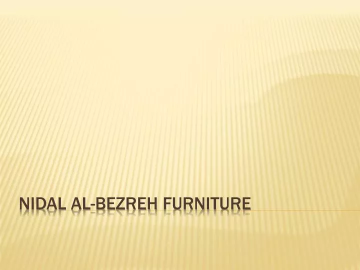 nidal al bezreh furniture