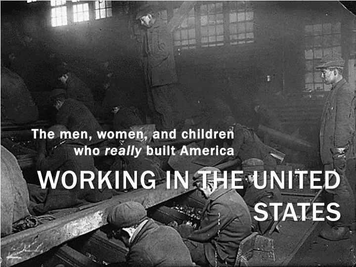 working in the united states