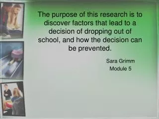 Sara Grimm Module 5